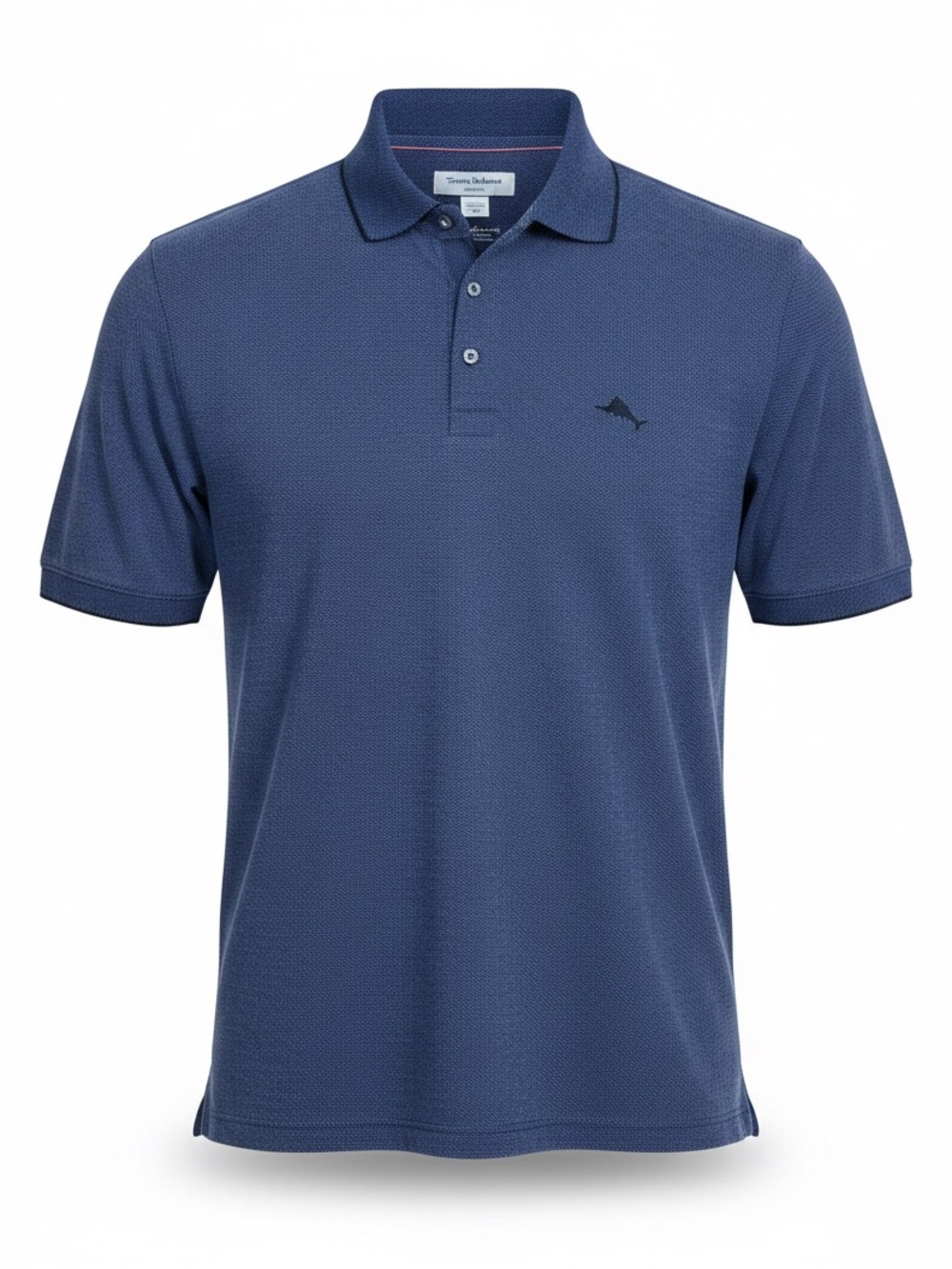 Tommy Bahama IslandZone XL Blue Performance Polo Marlin Logo CoolMax Modal